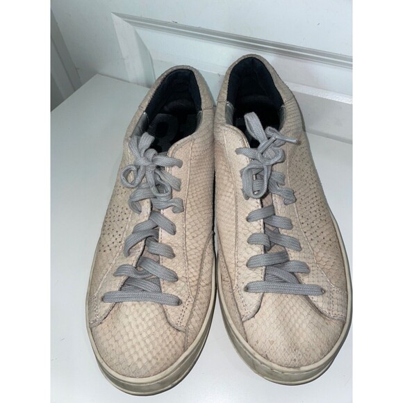 P448 John Women’ Low Top Leather Sneaker size 39/ US 8.5 - Picture 6 of 11